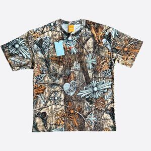 Chrome Hearts Nike NOCTA Camouflage Horseshoe Logo T-Shirt